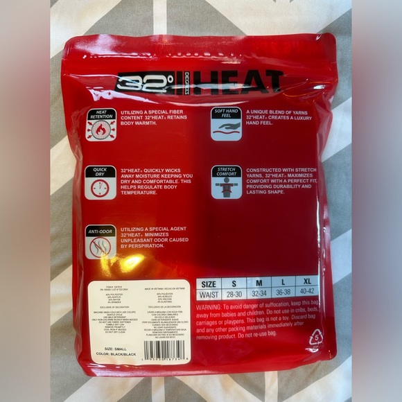 32 Degrees Men's Heat Base Layer Pant, 2-Pack/ Various Sizes (NWT) - Picture 6 of 8